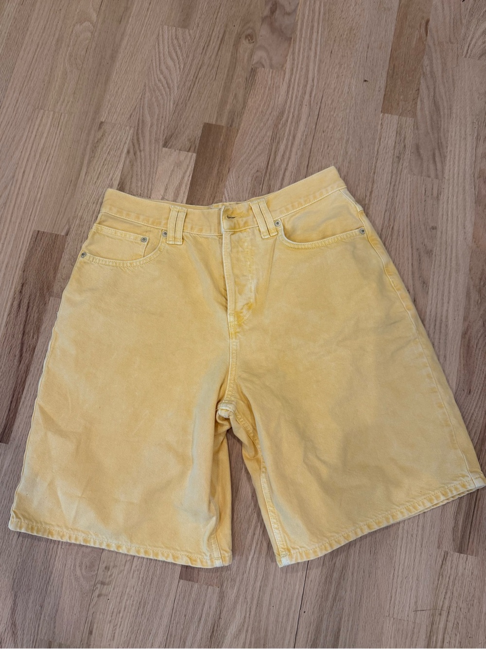 We The Free Yellow Montana Jean Shorts - Picture 4 of 14
